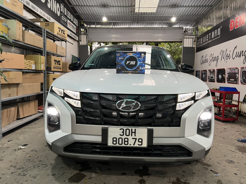 Độ đèn nâng cấp ánh sáng Nâng cấp bi gầm F10 cho xe Hyundai Creta